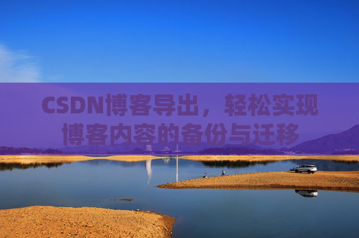 CSDN博客导出，轻松实现博客内容的备份与迁移